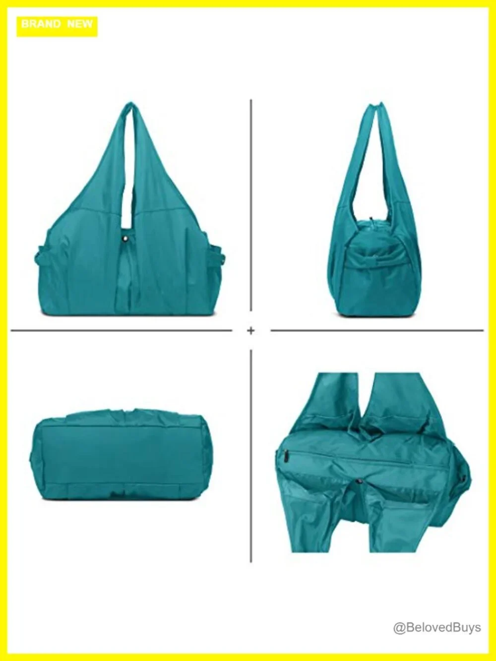 Waterproof Oxford Nylon Tote Handbag, Large Capacity Shoulder Bag for Work